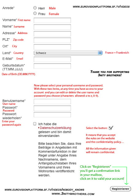 Registration form help